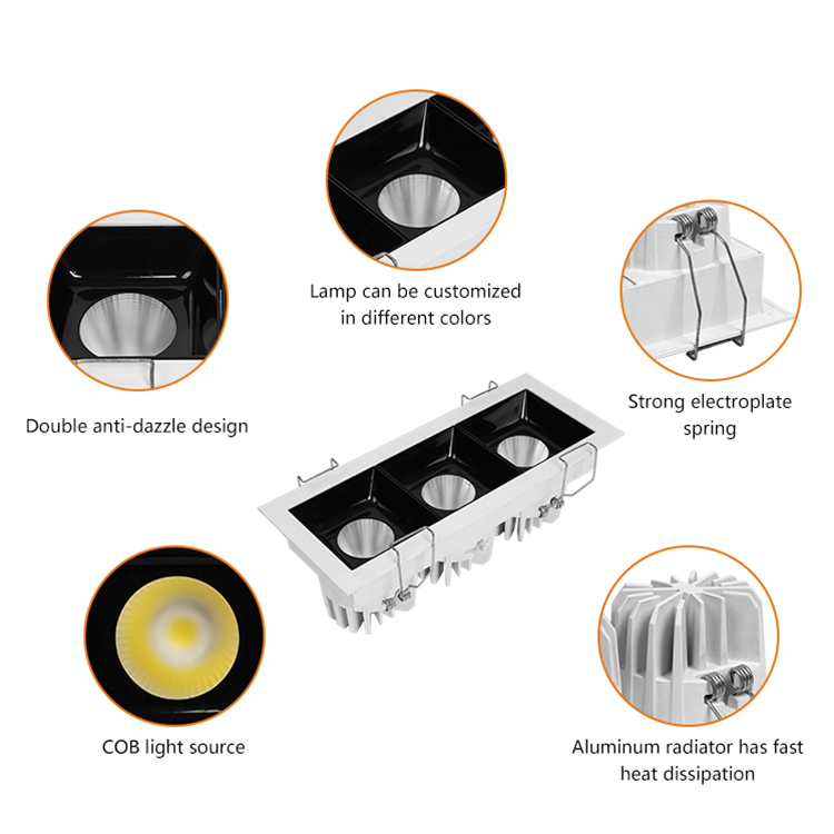 Commercial Anti-Glare LED Downlight for Home and Office