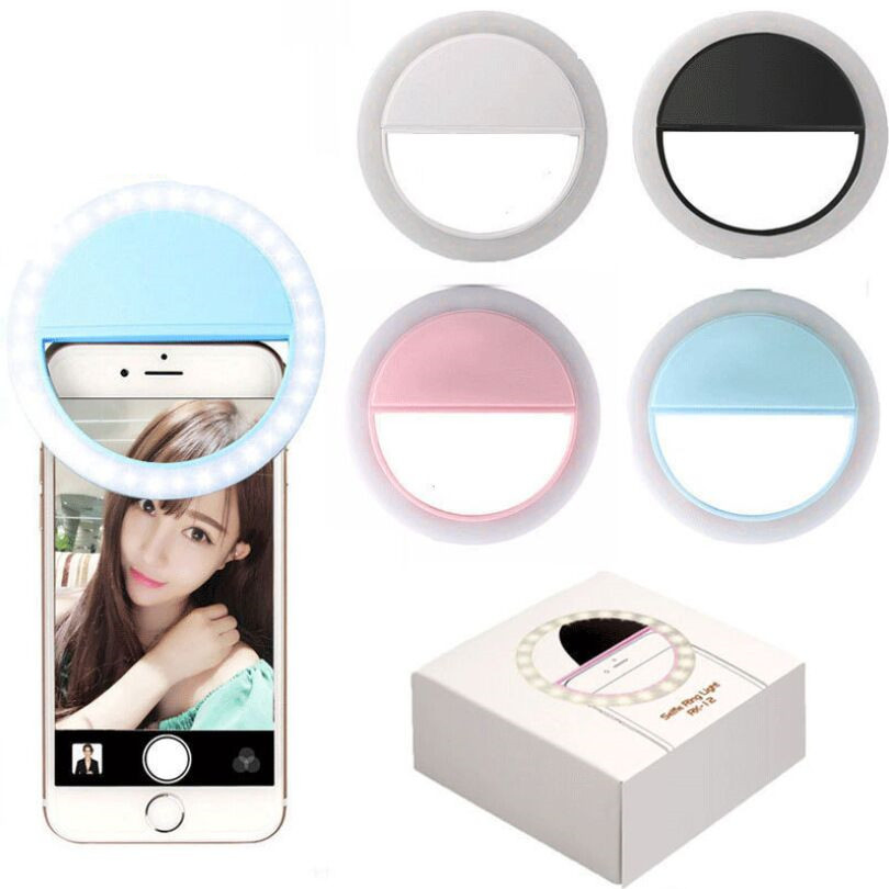 Custom Selfie Ring Light Mobile Phone Rechargeable Camera Mini LED Light