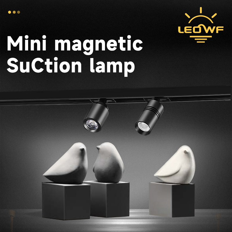 Focus-Adjustable Mini LED Track Light for Museum and Gallery Displays