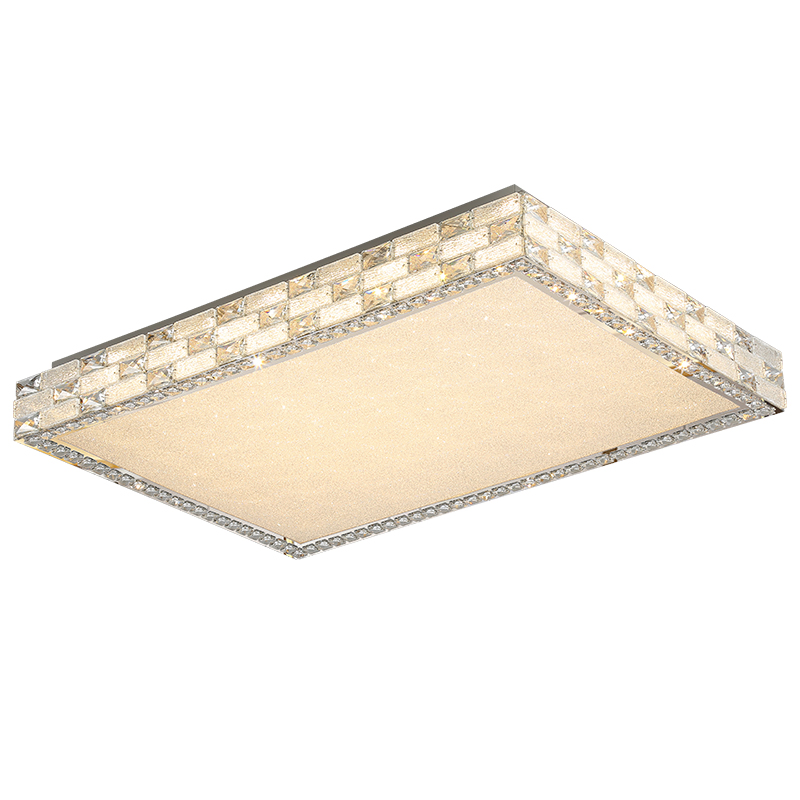 New Modern Crystal LED Ceiling Light Whosale Price Rectangle Chandelier Lighting for Dining Room Bedroom (3096)