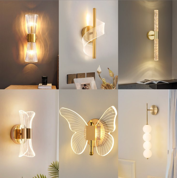 Contemporary LED Wall Sconce with Adjustable Brightness Feature