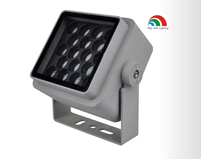 LED Anti-Glare Building Facades IP65 Square Outdoor Spotlight Architectural Wall Washer Decorative Projector Flood Light