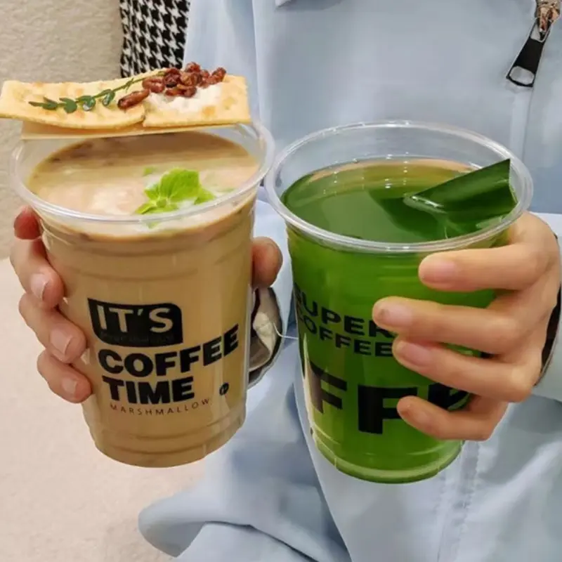 OEM PET cup with matching lid Manufacturer, Factory