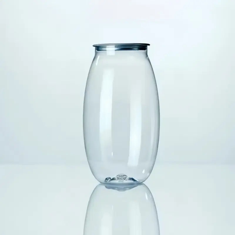 Custom Clear Soda Bottle with aluminum lids Manufacturer, Suppliers