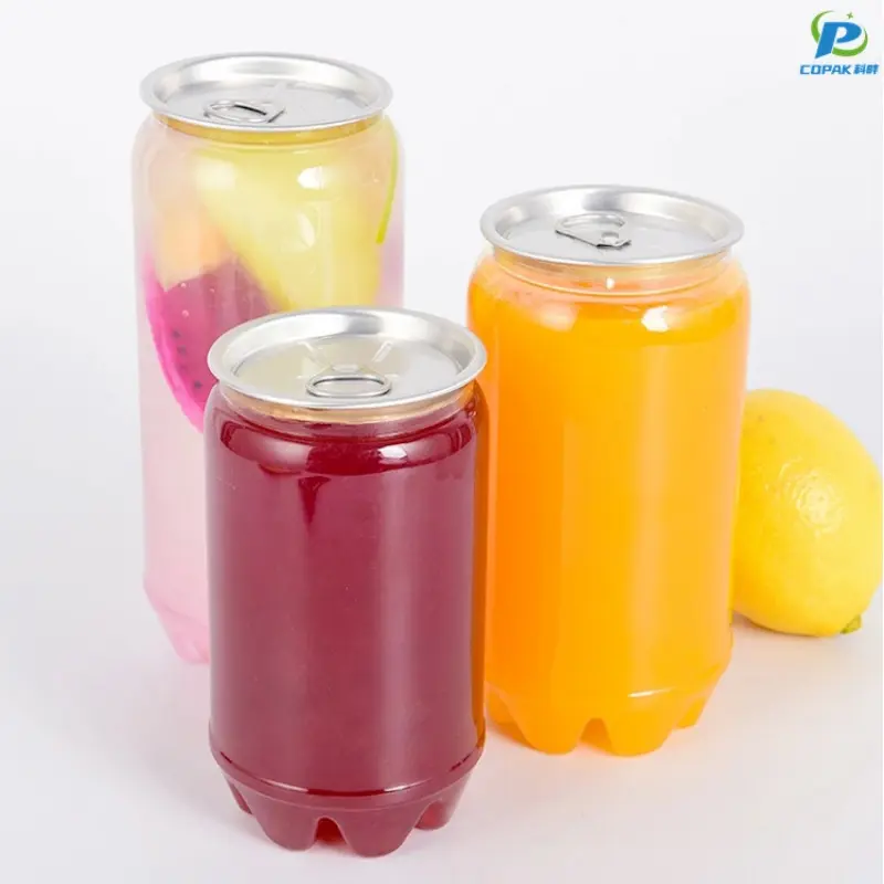 Wholesale PET can with lid