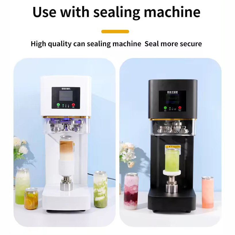 Sealing machine for PET cans