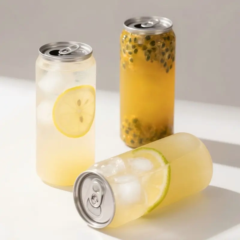 Wholesale Clear Plastic Soda Cans With Aluminum Lids Supplier, Service