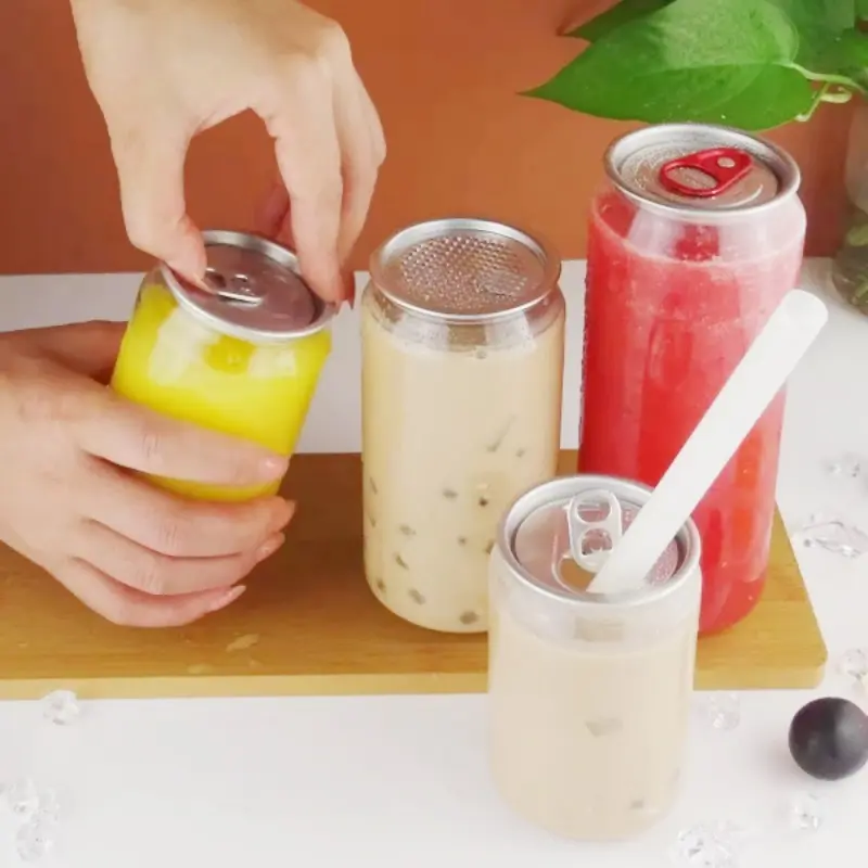 High-Quality PET Pop Can with aluminum lids Factories, Factory