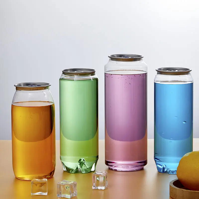 Custom printed PET can with lid