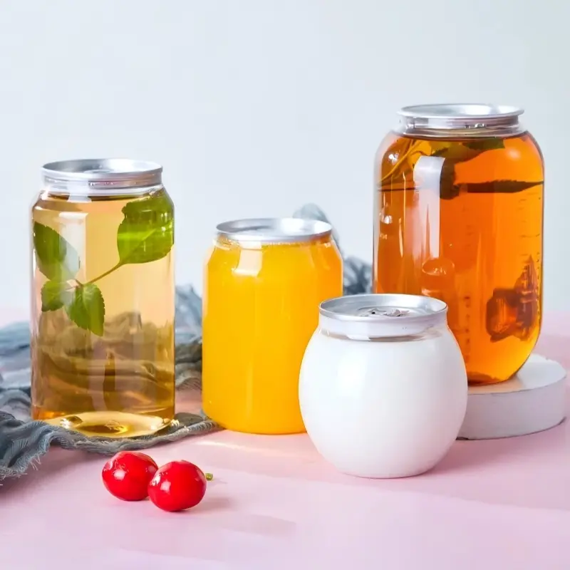 Custom 16oz pet plastic cans for energy drinks Supplier, Service