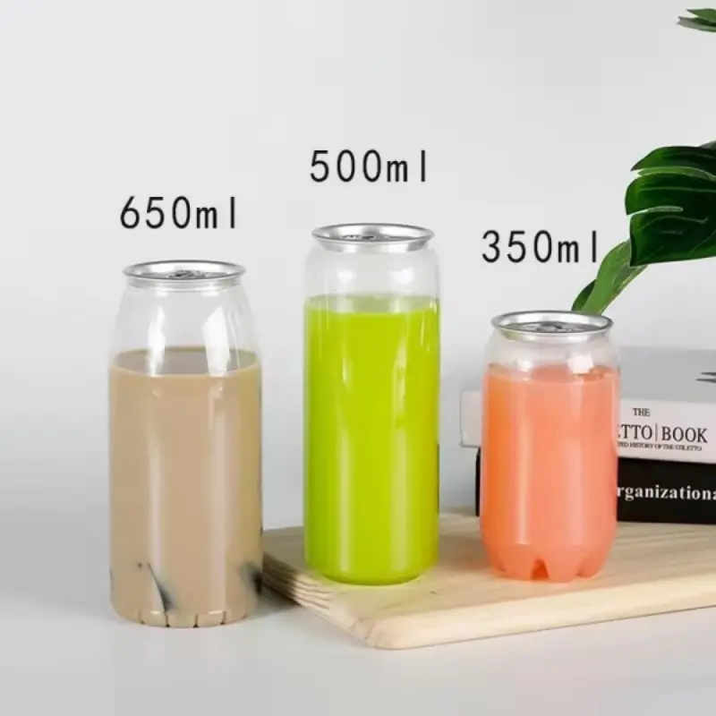 Custom PET can for soda water