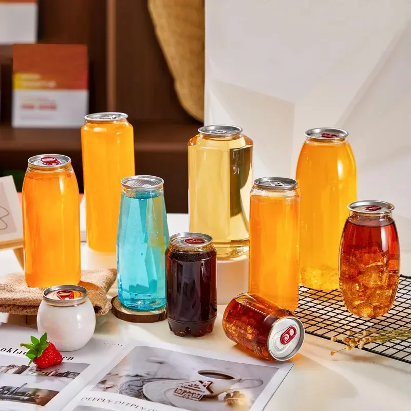 Custom PET plastic jar with aluminum lid Service, Factories