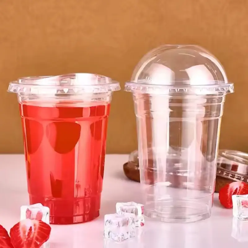 High-Quality PET Cups With Flat Lids Factory, Exporter