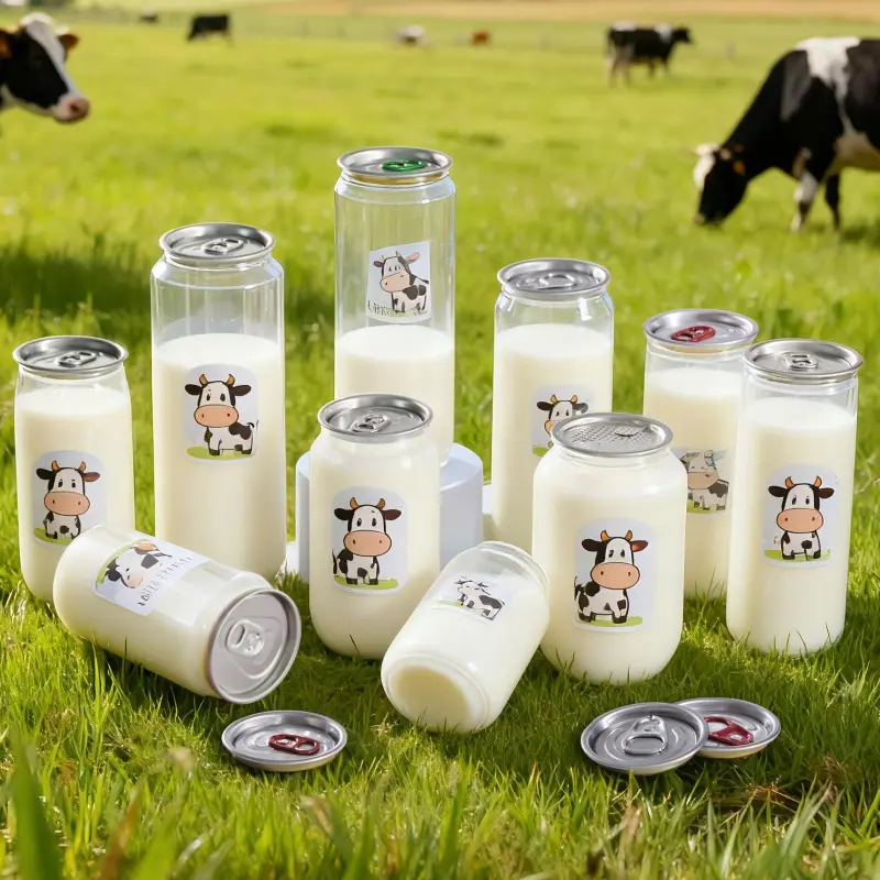 OEM Transparent PET can for cold beverage Supplier, Exporter