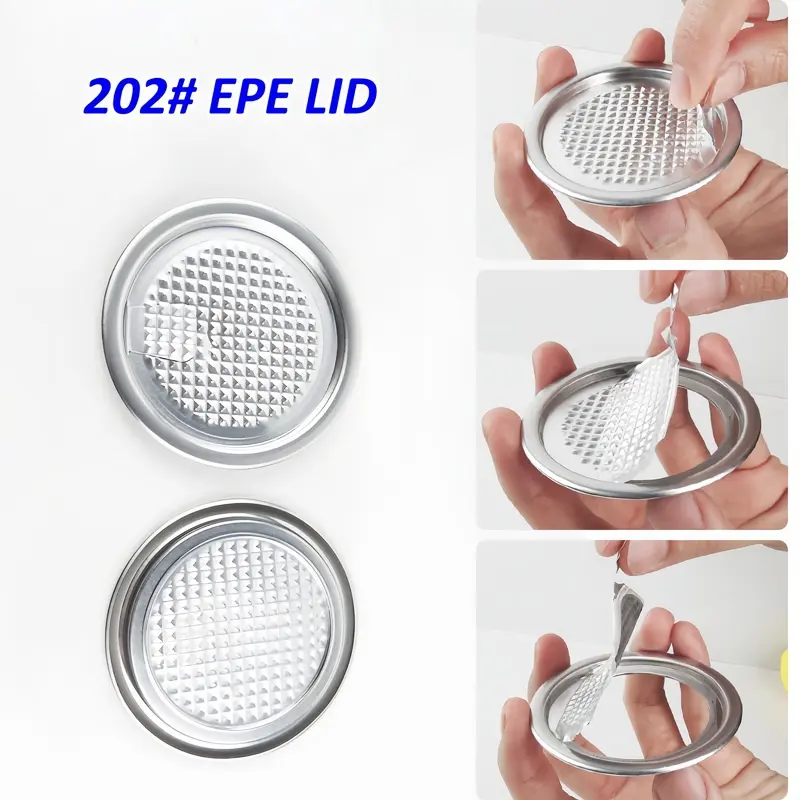 High-Quality 202# EPE lid for PET cans Manufacturers, Supplier
