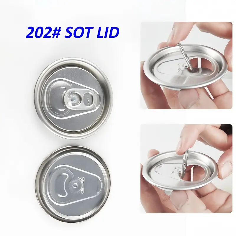 Wholesale 202# SOT lid for PET cans Suppliers, Factory