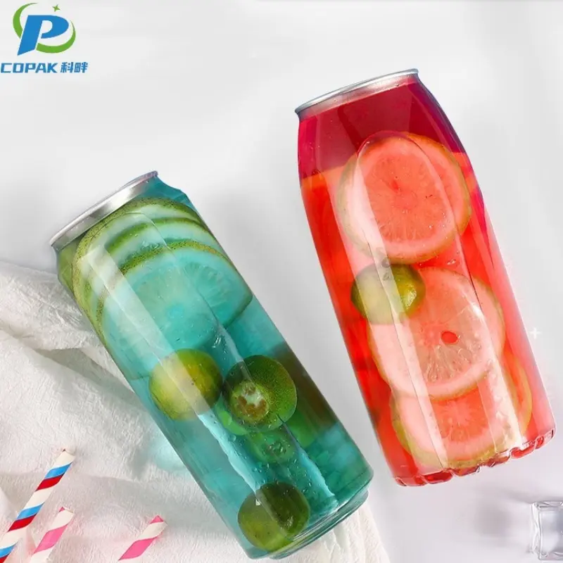 Custom PET Cans with aluminum lids