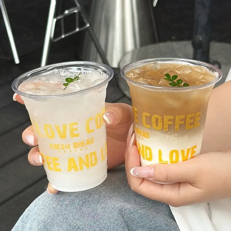 Custom design PET cups wholesale