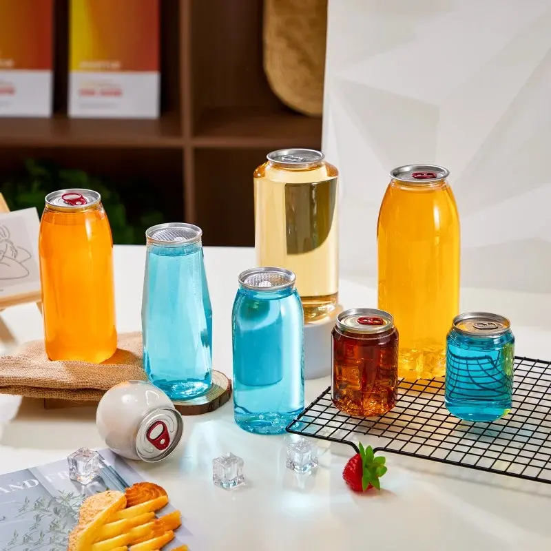 Custom PET plastic jar with aluminum lid Service, Factories