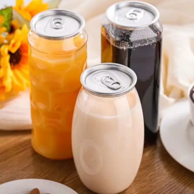 High-Quality PET Custom PET Cans with peel off lid Supplier, Service