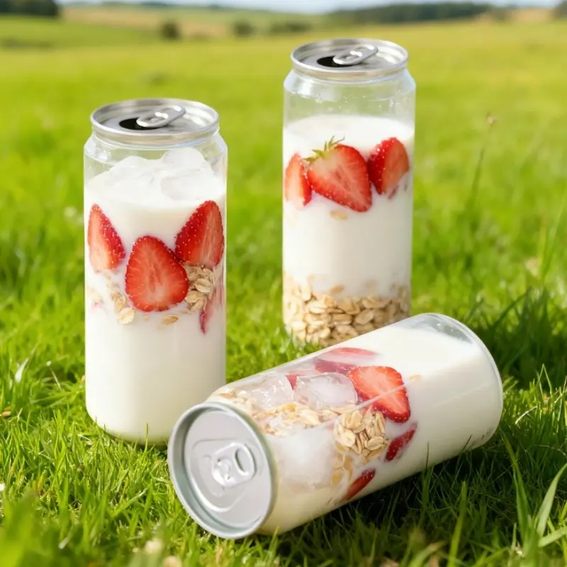 OEM Clear Plastic Cans For Carbonated Soft Drinks Manufacturers, Exporter