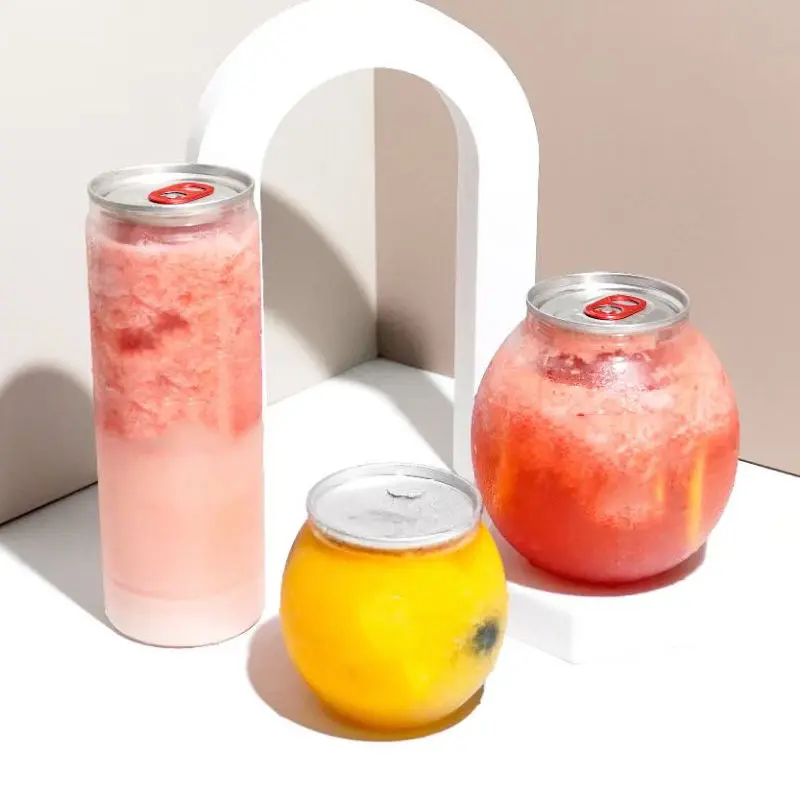 OEM Ring pull PET soda can with EOE lid Manufacturers, Manufacturer