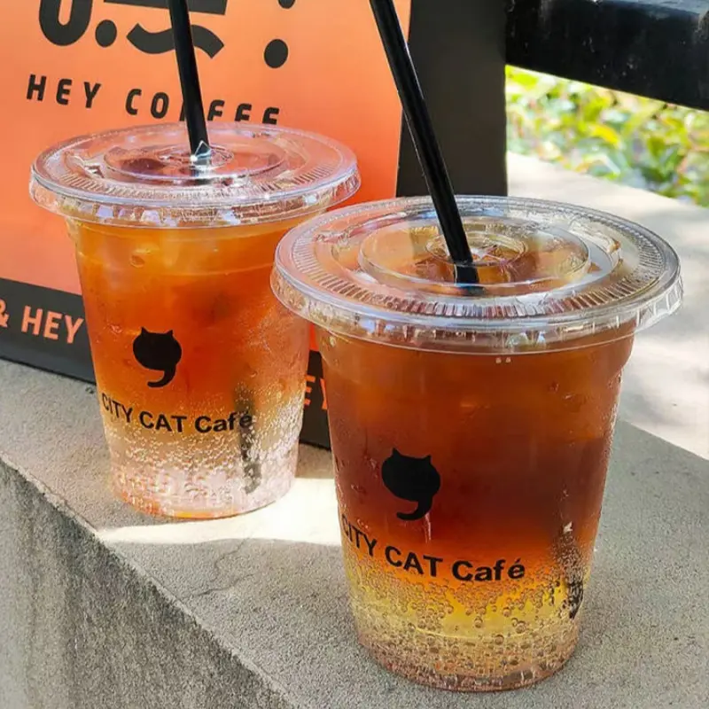 Custom PET Plastic Cups With Logo Manufacturers, Supplier