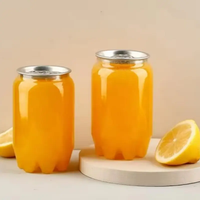 Custom Plastic PET Beverage Cans for Bubble Tea Manufacturers, Suppliers
