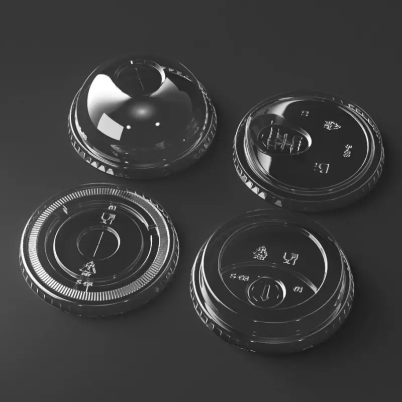 OEM PET coffee cup with flat lid Manufacturer, Supplier