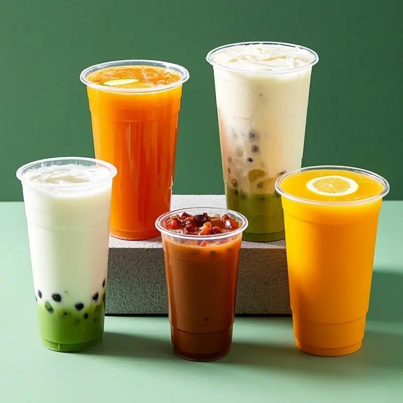 Custom design PET cups wholesale