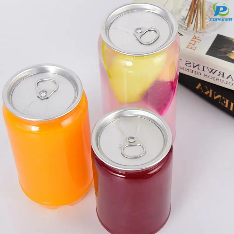 Wholesale PET can with lid