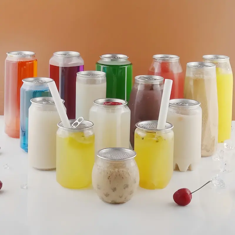 Wholesale Clear soda can with pop top lid Supplier, Exporter