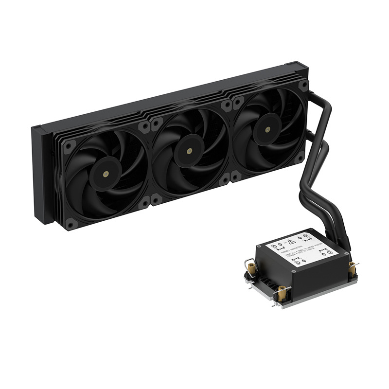 Server CPU Heat Sink with Hydraulic Bearings Copper Aluminum Fan 2U Aluminum Fin 4 Heat Pipes ARGB Support for Computer Case