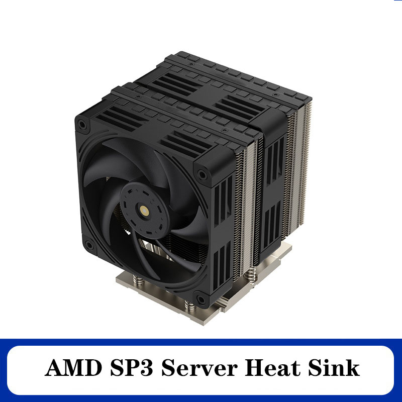 AMD SP3 CPU radiator view 1
