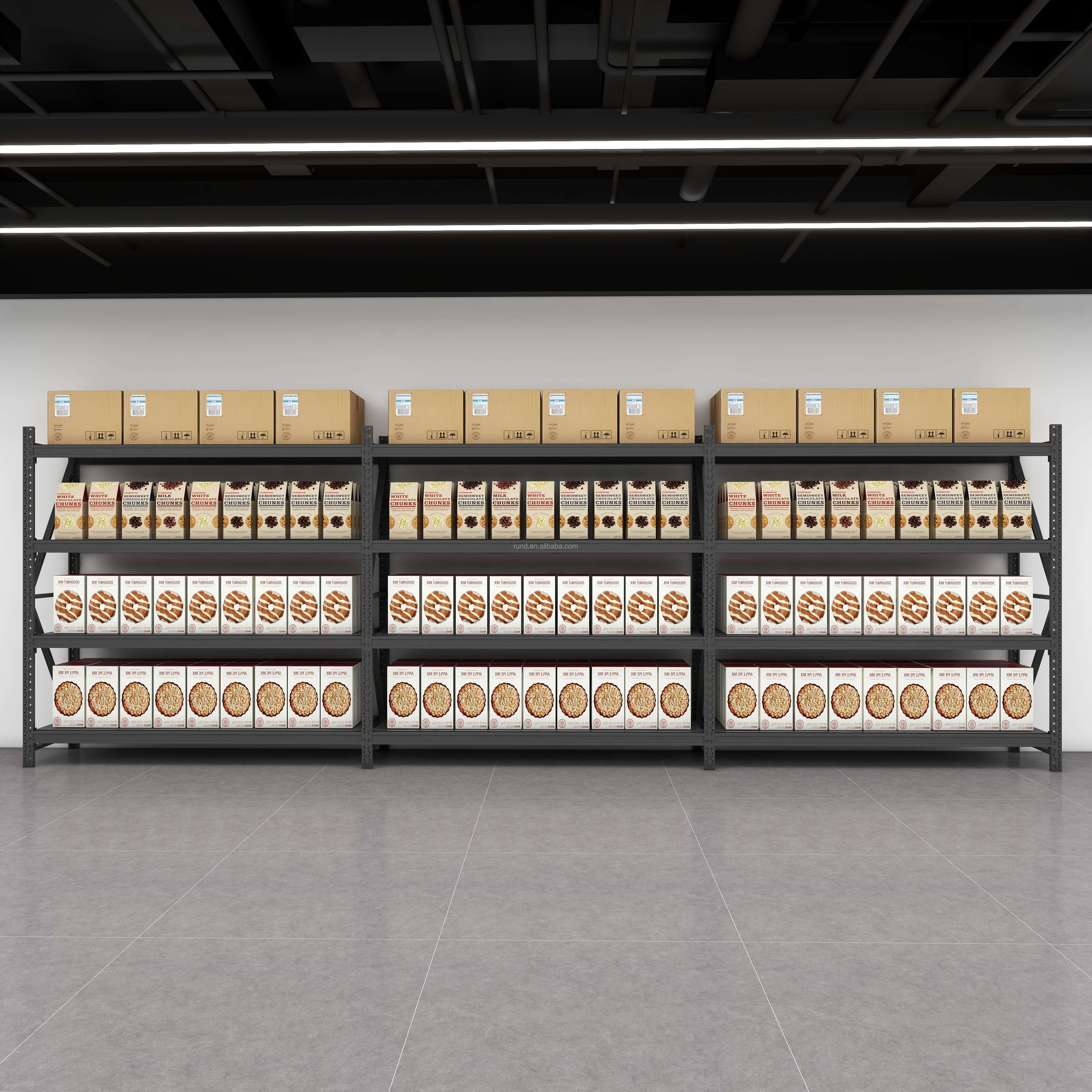 Medium Duty Stainless Steel Commercial Storage Racks for Warehouse & Factory Cargo & Equipment Management
