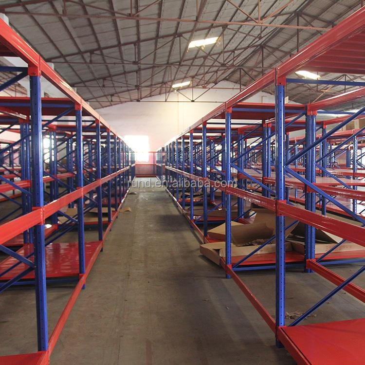 Heavy-Duty Metal Storage Racks Multi-Level Steel Shelving for Europe Pallets Medium Duty with Adjustable Feature Carton Packing