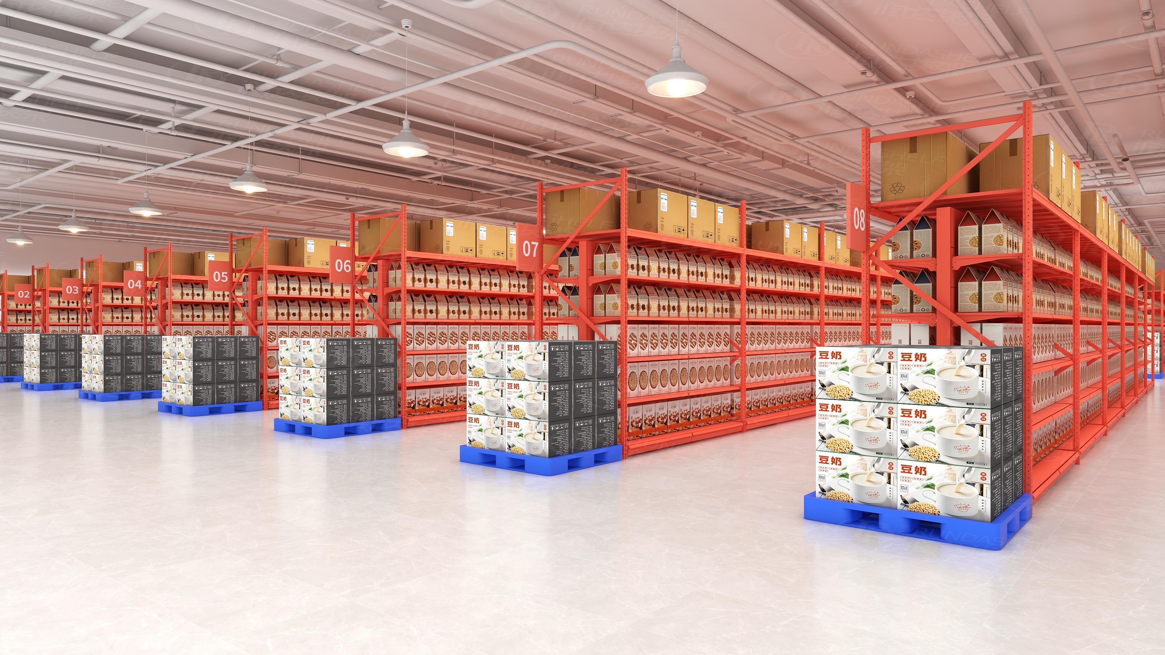 Powder Coated Corrosion Protection Car Cantilever Pallet Rack Cantilever Racking for Rebar Storage Outdoor or Indoor Use