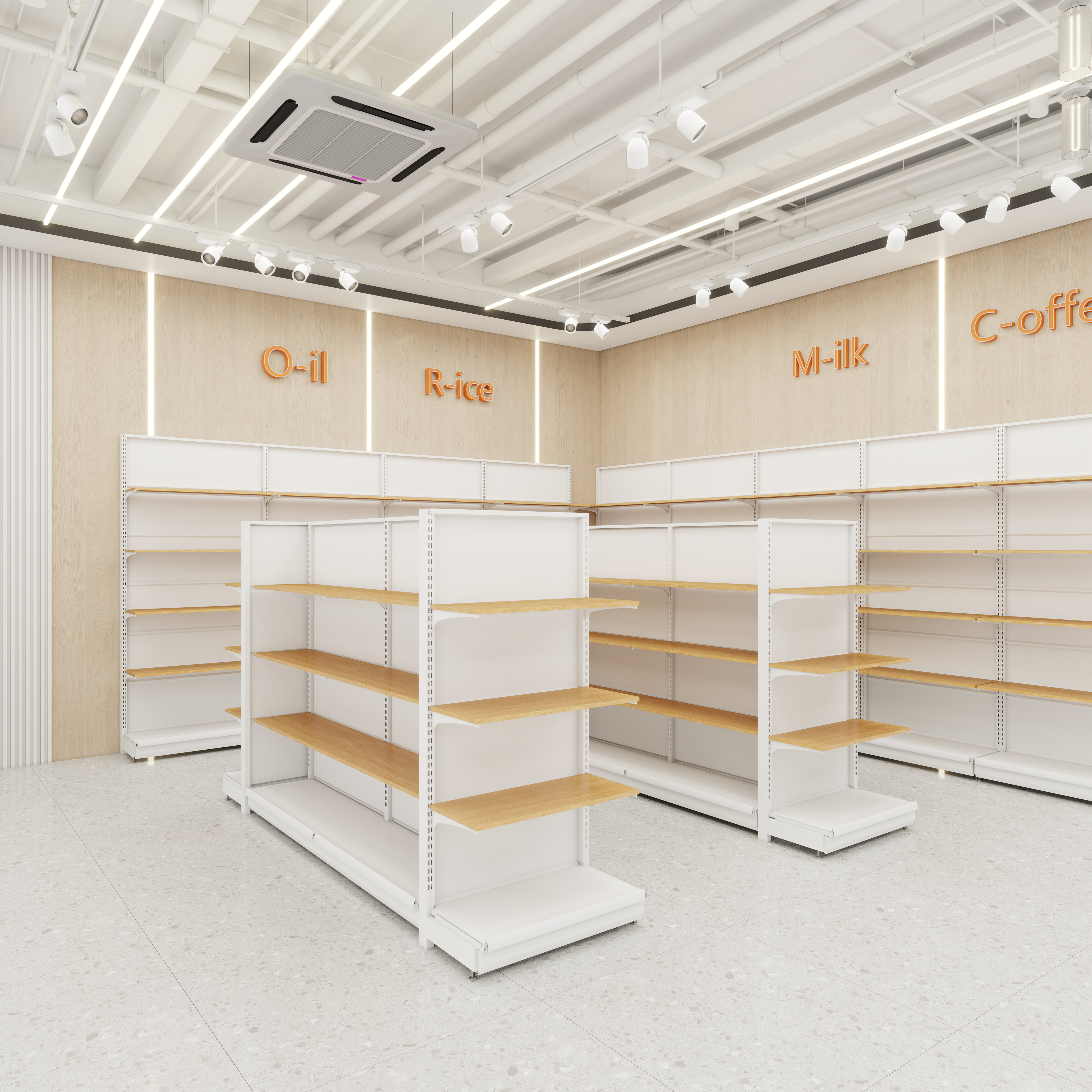 Small Supermarket Shelves, Storage Shelves, Convenience Stores, Island Snack Shelves, Wholesale