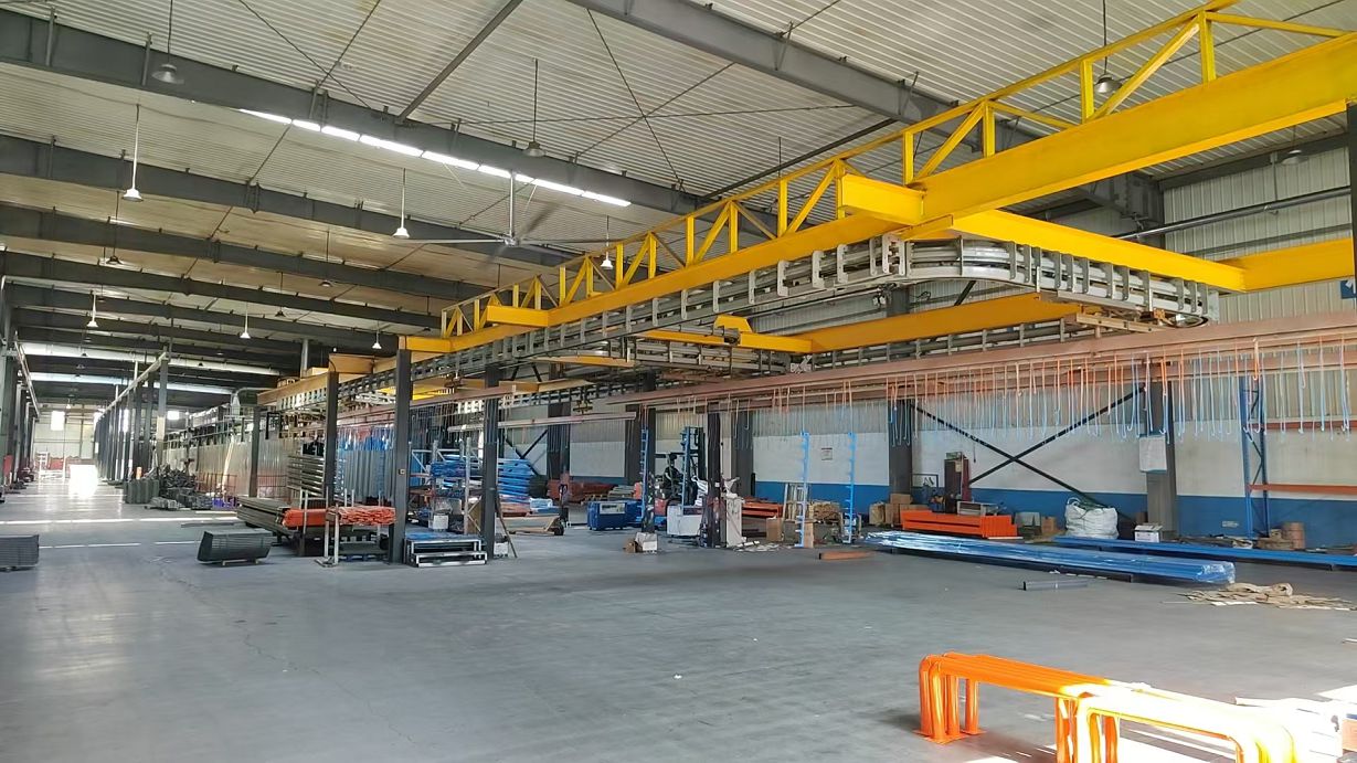 Spray painting production line