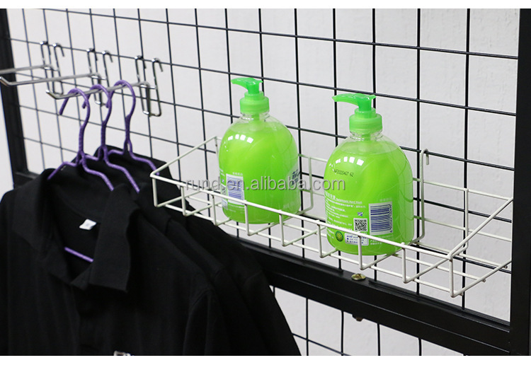 Gridwall Panel Display Stand Heavy Movable Floorstanding Grid Wall Panels Retail Display Rack