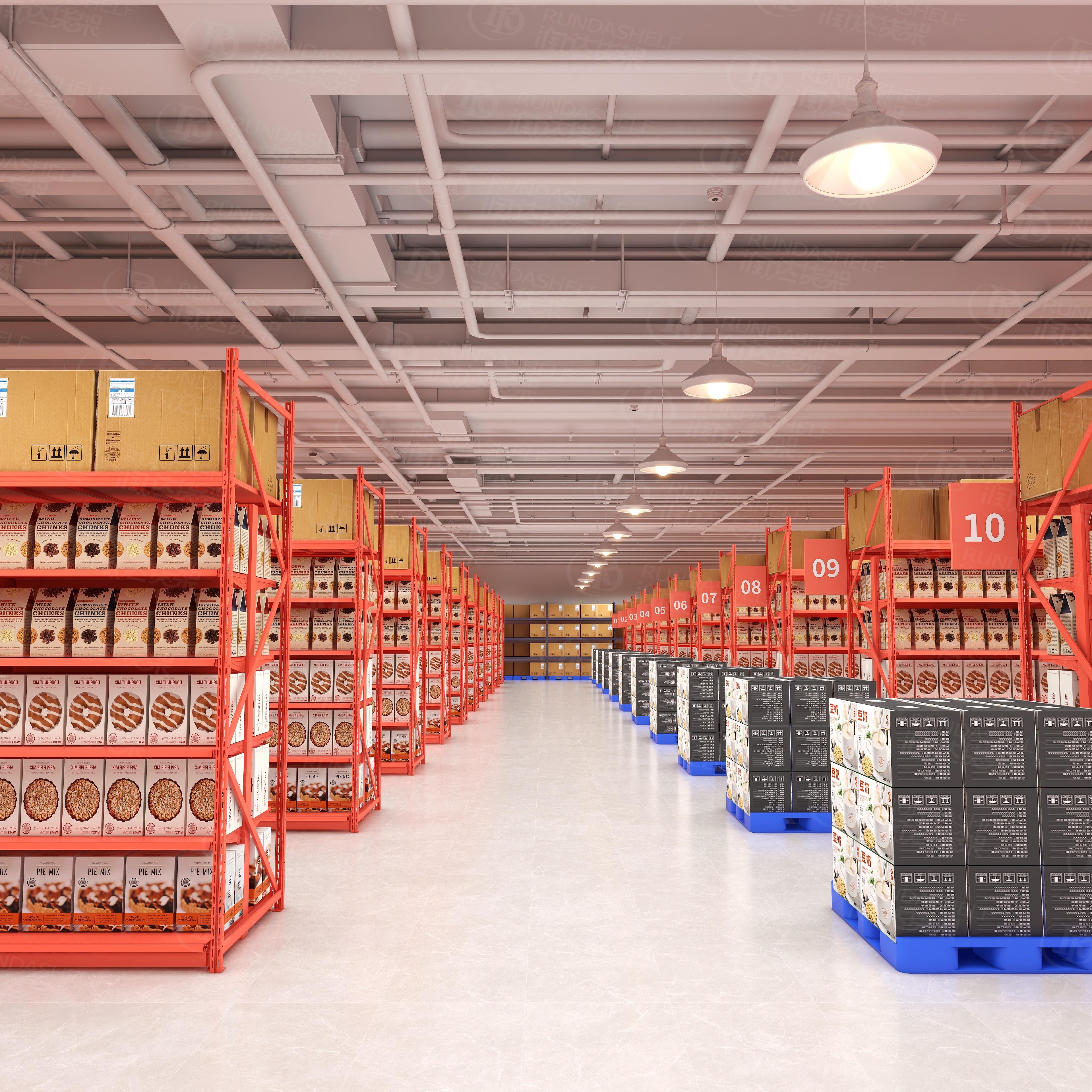 High-Tech Automatic Warehouse Racking System Heavy-Duty Steel Metal Pallet Radio Shuttle Rack for Storage