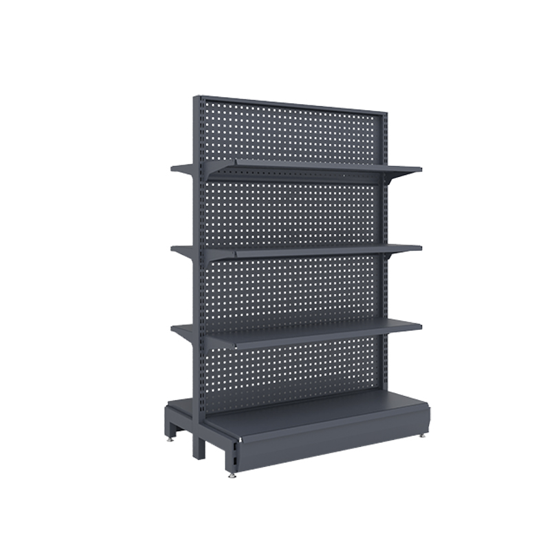Retail Display Stand Supermarket Rack Light Duty Single Sided Steel Shelving Wall Model 17#