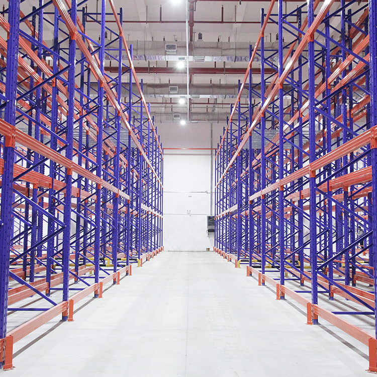 Warehouse Storage Mezzanine Floor with Racks RUNDA SHELF Stable Steel Structure Platform