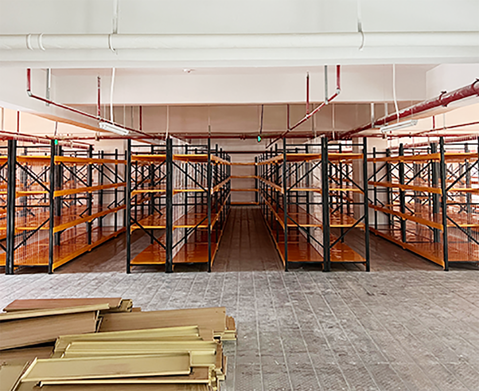 Metal 5-Layer Drive-Through Pallet Rack Storage Shelves with Stackable System for Garage