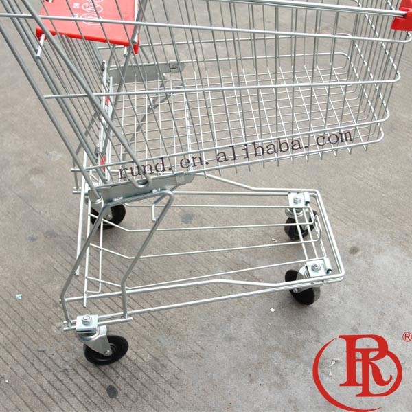 Supermarket Shopping Cart Trolley Metal Serviceable Trolley Price