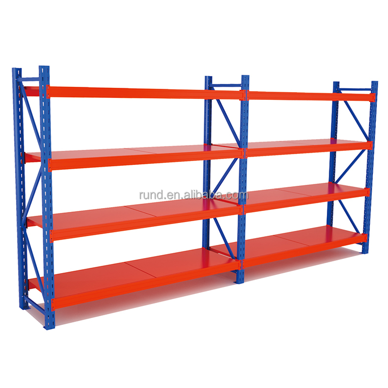 High-Density Boltless Adjustable Light Duty Longspan Steel Industrial Rack Storage Shelves Prefab Warehouse Corrosion Protection
