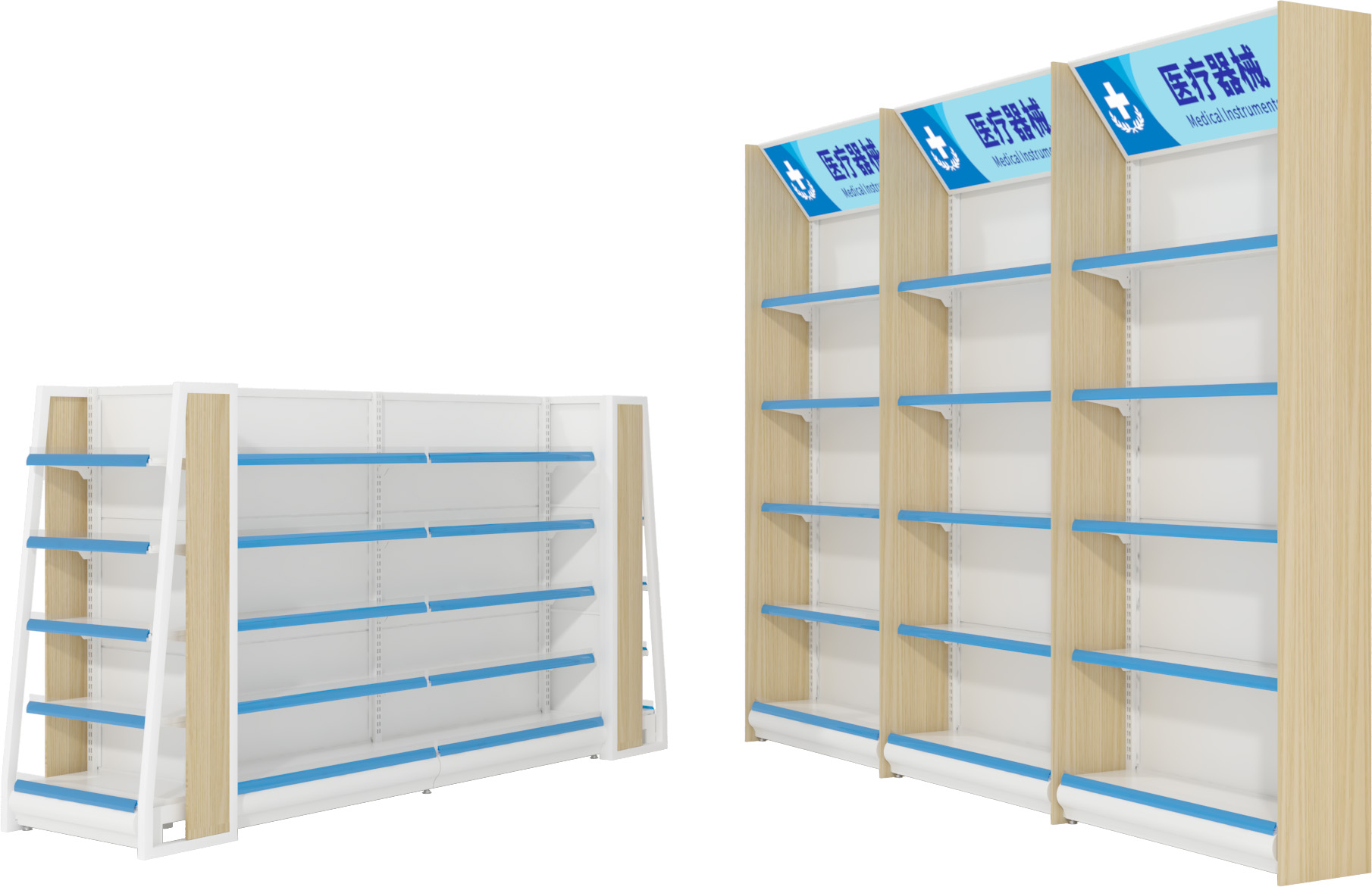 Pharmacy Shelves Display with Drawers Estanterias Supermercados Farmacias Supermarket Shelves