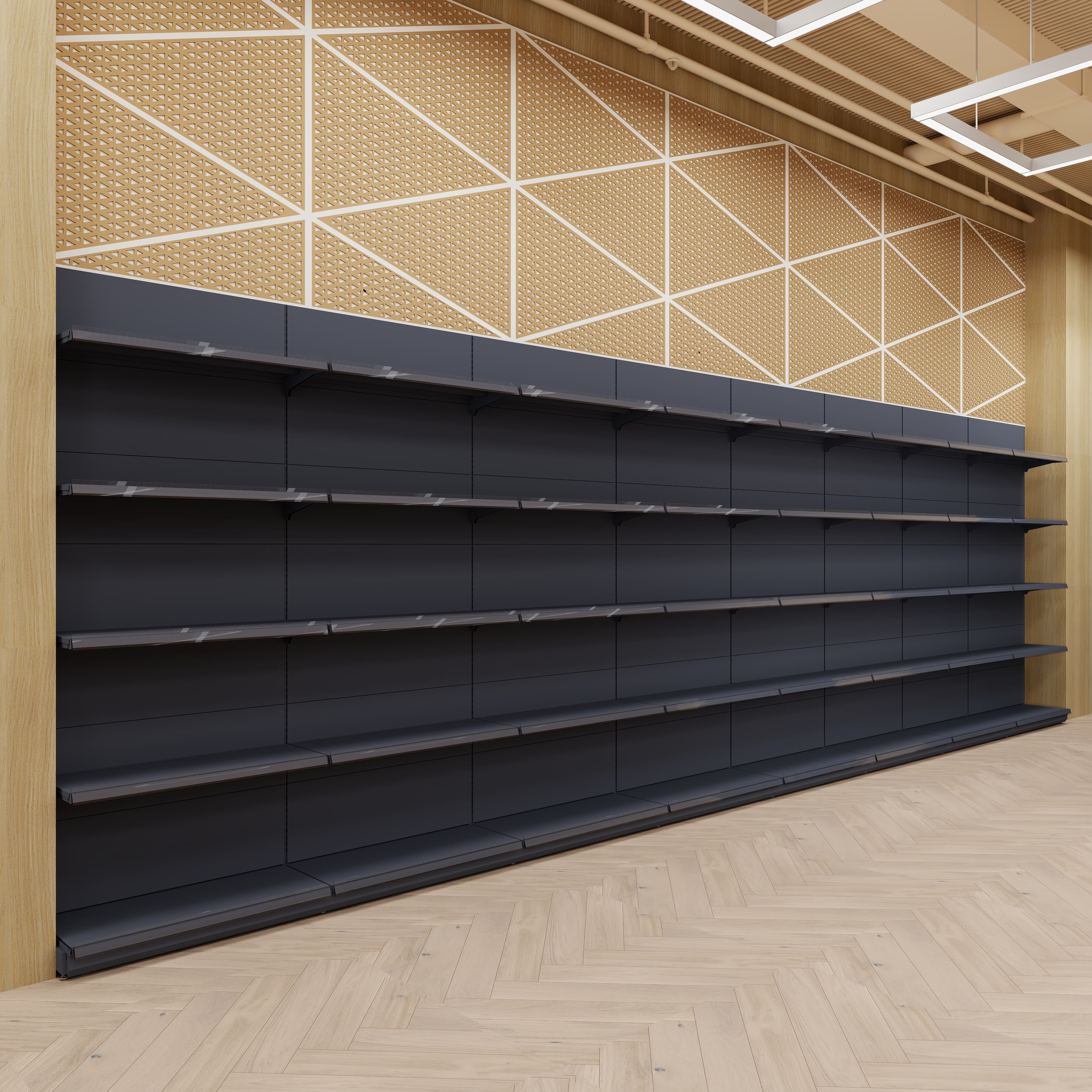 Shelves for Retail Store Convenience Supermarket Gondola Light Duty Grocery Estante Display Racks Supermarket Shelves