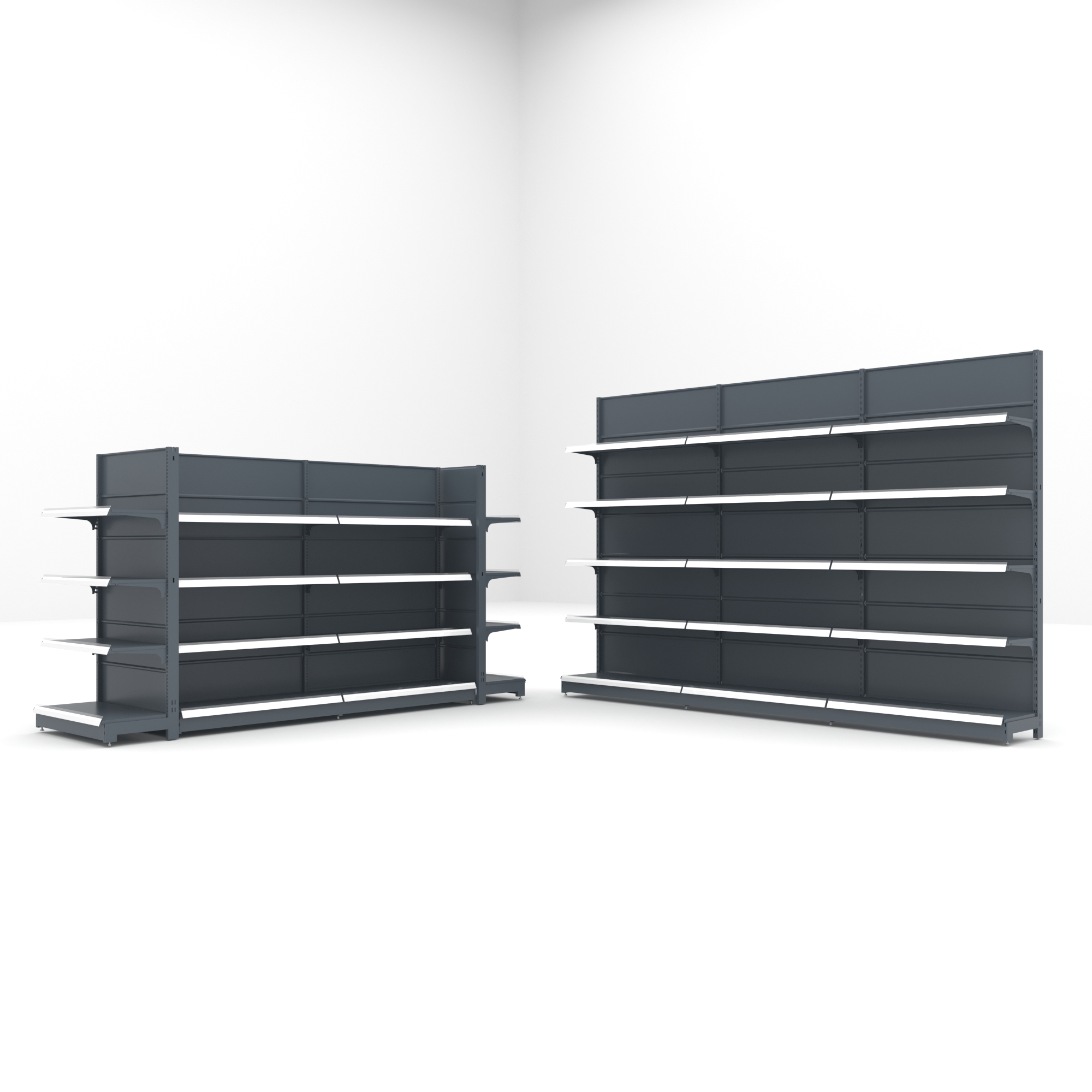 Gondola Department Store Supermarket Daily Chemical Grain and Oil Rack Heavy Duty Supermarket Rack
