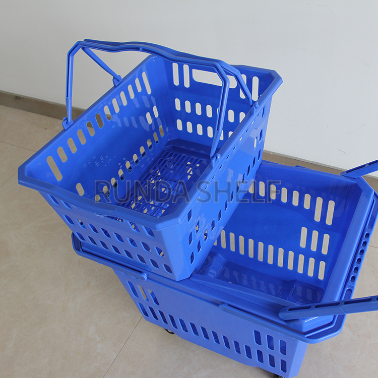 High Quality PP Material Hand Basket Thailand Manufacturer Exporter Plastic Storage and Garden Carry Basket